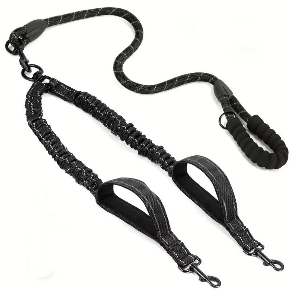 Correa Doble para Pasear 2 Perros