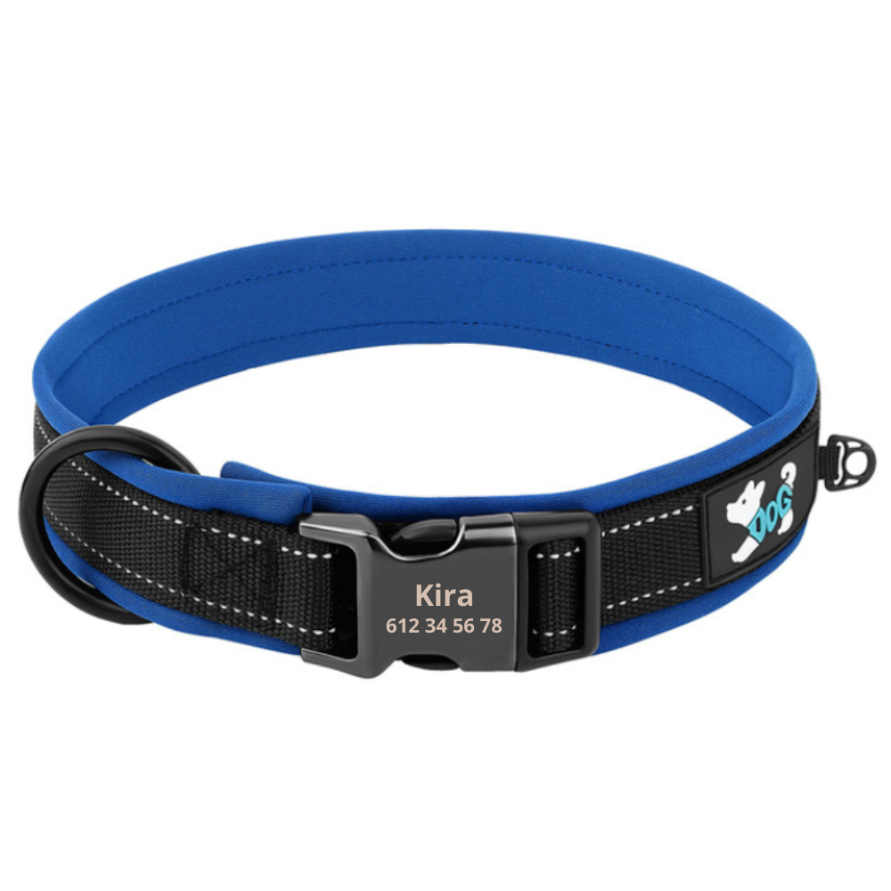 Personalisiertes reflektierendes und gepolstertes Halsband
