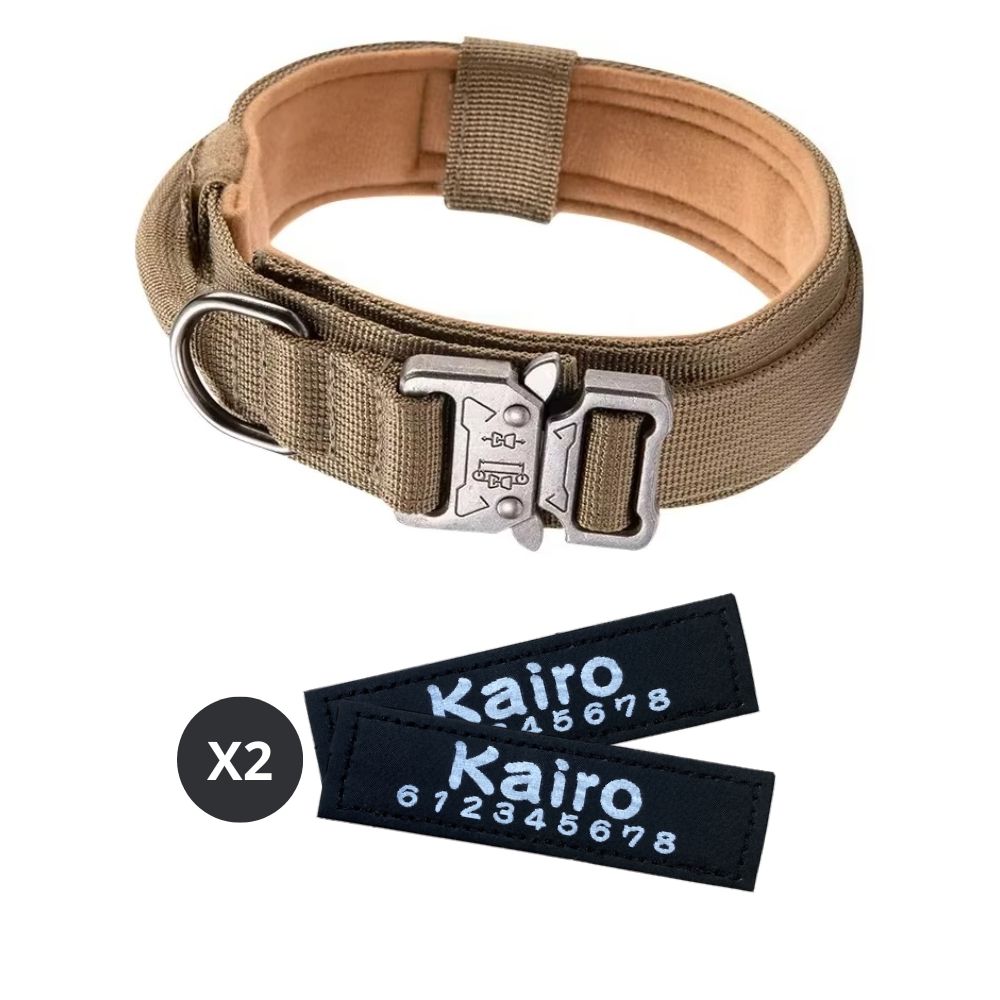 Collar Táctico + Parche Personalizado