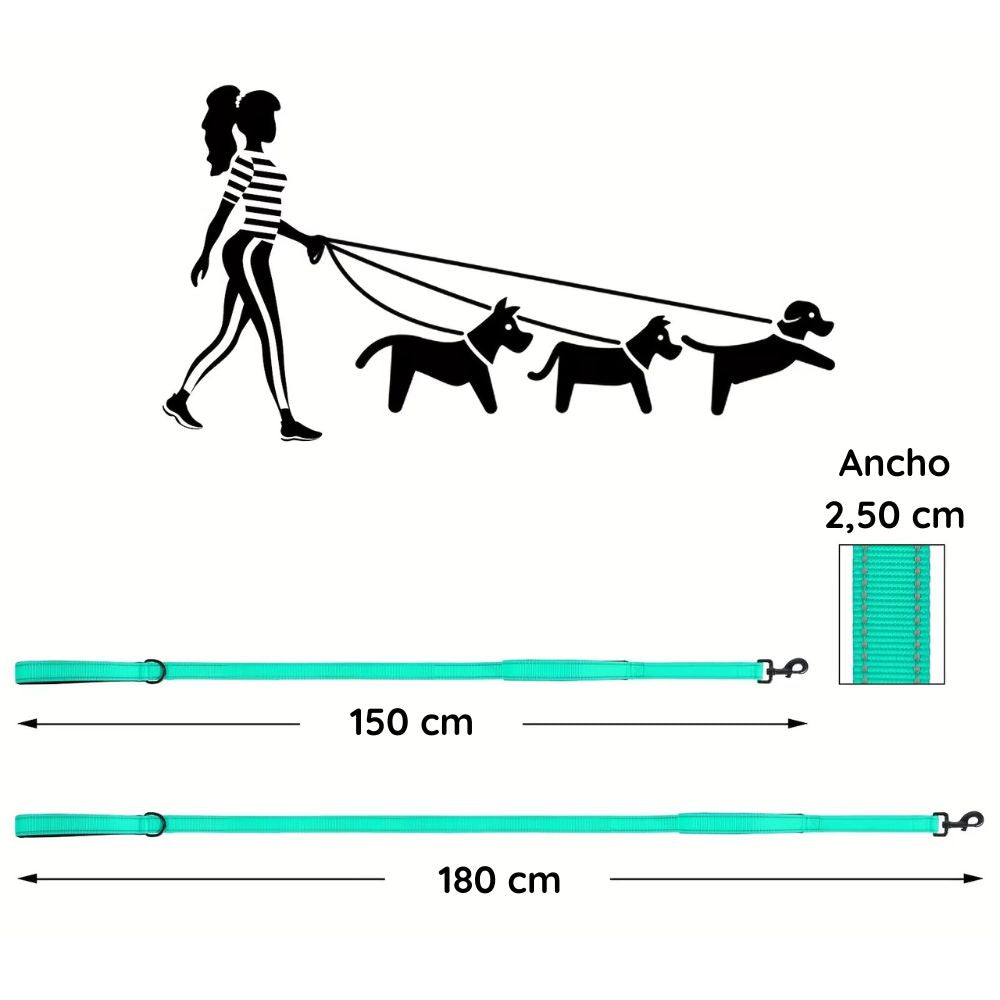 Correa Reflectante Acolchada y Ajustable